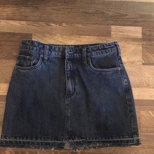 Free people jean skirt size 2 never worn